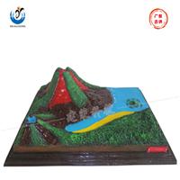 火山地形地形地貌模型地理教学仪器地理普教仪器