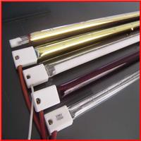 红外线电热管 半镀白碳纤维加热管 碳素镀白石英灯管