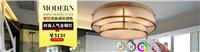 欧式全铜LED水晶吸顶灯圆形 美式客厅新款灯具 简约卧室无极调光