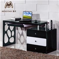 时尚电脑桌台式桌家用简约办公书桌镂空烤漆带抽屉组合写字台特价