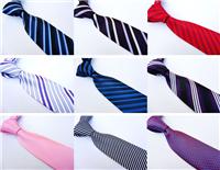 订做男士条纹全棉领带|商务涤丝领带定制印花可以选择尼罗森