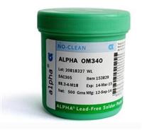 阿尔法alpha无铅无卤焊锡膏OM340美国爱法免清洗SAC305
