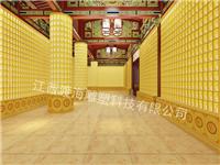 江西渡海生产木纹琉璃砖万佛墙、琉璃砖万佛墙、智能琉璃佛龛