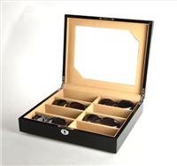 厂家定制透明盖8支装眼镜展示盒，眼镜展示盒的订购技巧