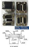 d-sub |hdr44p公| 8.89|工控|板端连接器