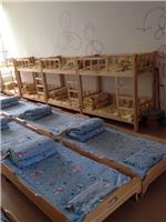 批发定制幼儿园精美实木床，叠加床，儿童床