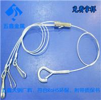 五鑫金属不锈钢0.5mm-7*7包胶钢丝绳，植物灯箱钢丝绳