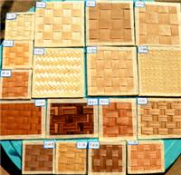 木编厂家批发供应生态木皮木编装饰面板 壁纸墙纸装饰木皮编结制品