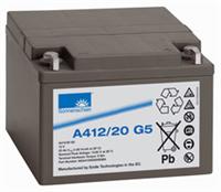 德国阳光蓄电池A412/20G5 12V20AH电力通讯 直流屏铅酸蓄电池