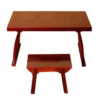 幼儿园实木课桌椅 教室木质书桌组合厂家直销