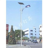 天津市春灯具厂家直销多种规格多种款式户外道路照明太阳能单弯单臂灯杆路灯杆