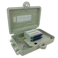 SMC分纤箱32芯 插片式光分路器箱室外防水光纤盒FTTH分光箱入户箱