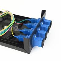 4口ST光纤终端盒机架式光缆终端盒接线盒光纤盒电信级