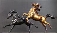 中国铜雕产业网 供应动物铜狮