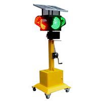 太阳能交通标志牌警示灯/太阳能移动红绿灯/可移动交通信号灯