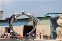 贵阳玻璃钢动物雕塑海豚玻璃钢景观雕塑厂家定做
