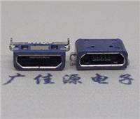 防水USB MICRO 母头B型价格 迈克USB座子3D图片