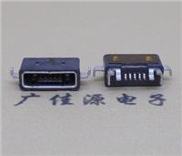 MICRO USB防水母头AB型迈克手机USB接口3D图纸封装