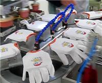 劳保用品手套自动化移印机 转盘油盆式自动下料手套移印机