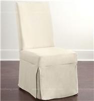 布艺餐椅 美式实木布艺餐椅 可定制