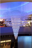 现代简约客厅水晶吊灯现代吊线灯酒店大堂吊灯水晶灯大型工程灯具