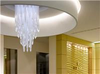 led水晶灯餐厅吊灯创意圆形水晶灯圆吊饭厅灯饰灯具