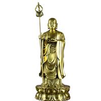 中国铜雕产业网，铜雕采购，供应大型地藏菩萨雕塑摆件