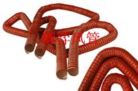 耐高温红色硅胶管、耐热风管，耐高温通风管
