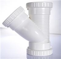 世丰pvc-u排水管 下水管 管材管件 消音斜三通