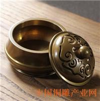 铜雕批发，精致铜香炉工艺品，中国铜雕产业网