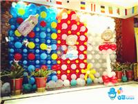 湘潭株洲长沙气球造型宝宝满月宴Q萌气球派对