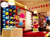 湘潭株洲长沙气球设计宝宝满月宴Q萌气球派对