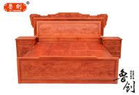 兰亭序大床款式厂家直销红木家具定做、东阳木雕城、手工工艺品市场