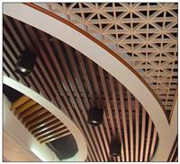三亚天花吊顶饰材各种规格木纹铝方通定制厂家