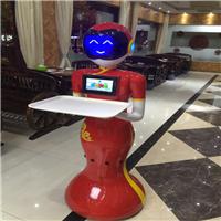 新款送餐迎宾机器人智能语音互动无线平板操作送餐活动宣传可出售租赁
