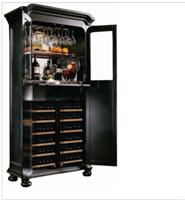 美晶实木恒温压缩机红酒柜冷藏柜葡萄酒展示柜 SD800） 可以定制酒柜