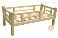 资阳幼儿园实木单人床，儿童床定做供应厂家大林森
