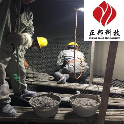 汉川排气管防磨胶泥使用方法 骨架网耐磨料
