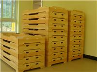 大林森家居专业定制幼儿园家具幼儿园实木叠加床