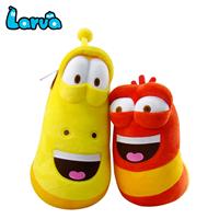 韩国larva毛绒玩具正版爆笑虫子红色9寸公仔玩偶厂家代理现货批发