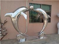 珠海不锈钢海洋动物雕塑海豚雕塑