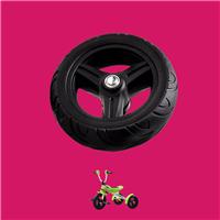 宁海婴利工厂直供6-12英寸pu童车轮橡胶钛空轮婴儿推车轮胎