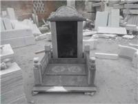 石材坟墓墓碑定做 生产石材墓碑套墓的厂家 石雕香炉