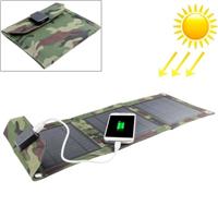 三片折叠式太阳能充电板充电包手机相机平板电脑太阳能充电器7W