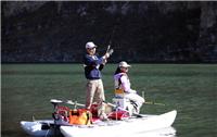 威海小型单人双人充气船橡皮艇现货