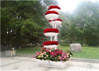 北京鸿恒远景|校园景观花架|大型铁艺花架|婀娜多姿艺术花器