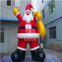广州市飞鱼游乐充气圣诞老人大型圣诞老人气模充气圣诞装饰气模定制 厂家直销