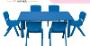 河北幼儿园塑料桌椅 石家庄儿童课桌椅 河北幼儿园教学设备