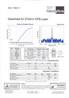 TO5 2744nm 2nm可调谐DFB激光器痕量CO2气体检测