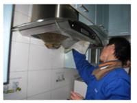 油烟管道清洗保洁-上海三王厨房-厨房油烟机清洗保洁